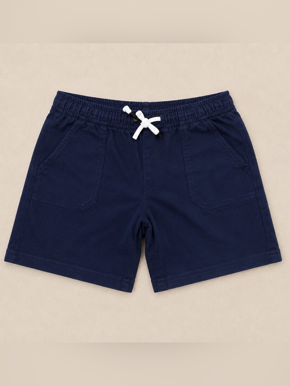 Lightning Bug Navy Pull-On Shorts | Boys Size 6